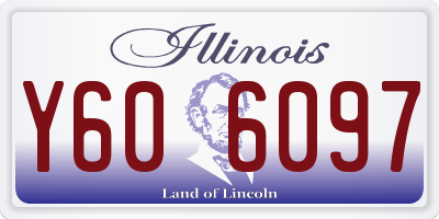 IL license plate Y606097