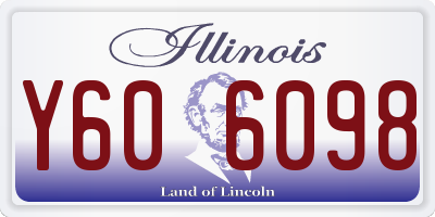 IL license plate Y606098