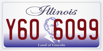 IL license plate Y606099