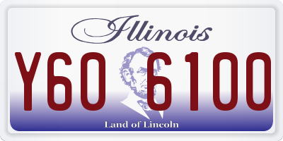 IL license plate Y606100
