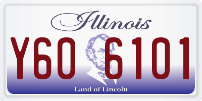 IL license plate Y606101