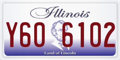 IL license plate Y606102