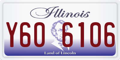 IL license plate Y606106