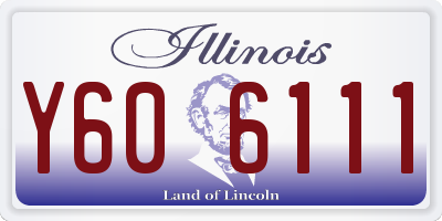 IL license plate Y606111