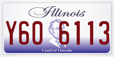 IL license plate Y606113