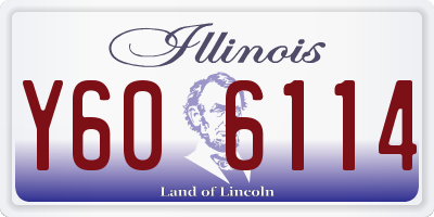 IL license plate Y606114