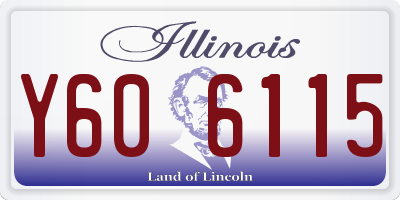 IL license plate Y606115