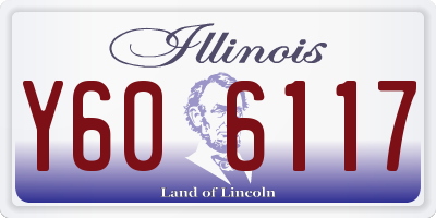 IL license plate Y606117