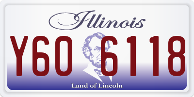 IL license plate Y606118