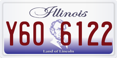 IL license plate Y606122
