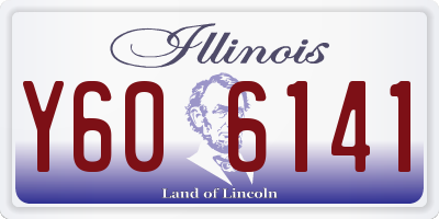 IL license plate Y606141
