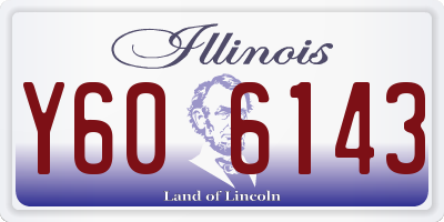 IL license plate Y606143