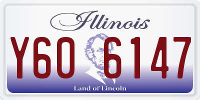 IL license plate Y606147