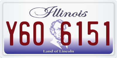 IL license plate Y606151