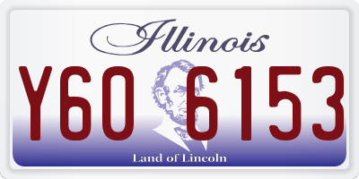 IL license plate Y606153