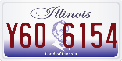 IL license plate Y606154