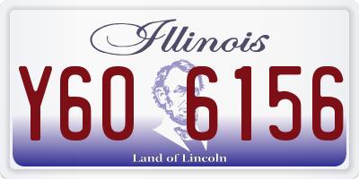 IL license plate Y606156