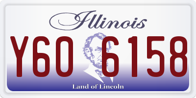 IL license plate Y606158