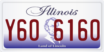 IL license plate Y606160