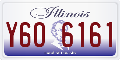 IL license plate Y606161