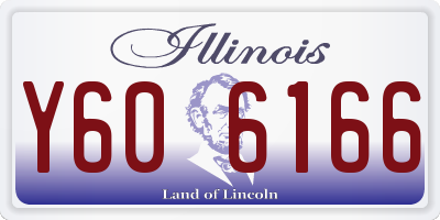 IL license plate Y606166
