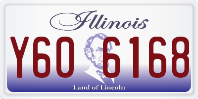 IL license plate Y606168
