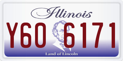 IL license plate Y606171