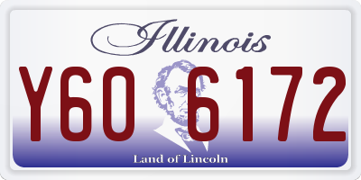 IL license plate Y606172