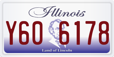 IL license plate Y606178