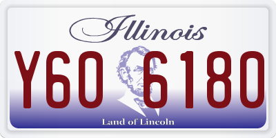 IL license plate Y606180