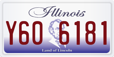 IL license plate Y606181