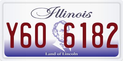 IL license plate Y606182