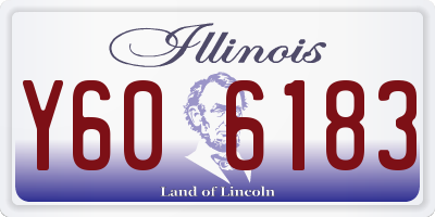 IL license plate Y606183