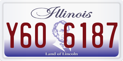 IL license plate Y606187