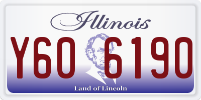 IL license plate Y606190