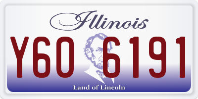 IL license plate Y606191