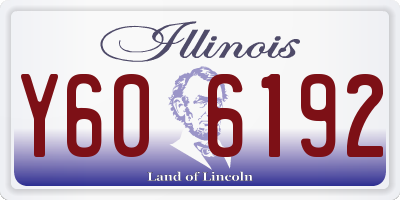 IL license plate Y606192