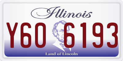 IL license plate Y606193