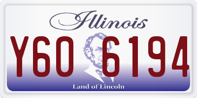 IL license plate Y606194