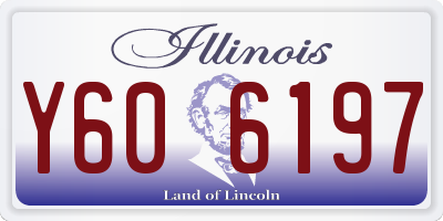 IL license plate Y606197