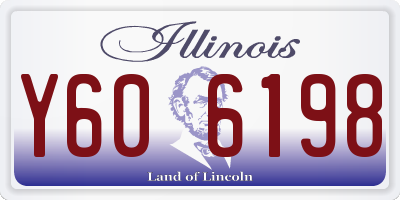 IL license plate Y606198