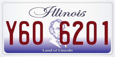 IL license plate Y606201