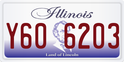 IL license plate Y606203