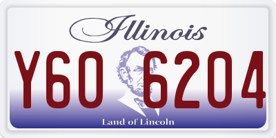 IL license plate Y606204