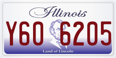IL license plate Y606205