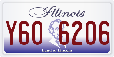 IL license plate Y606206