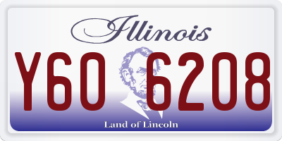 IL license plate Y606208