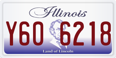 IL license plate Y606218