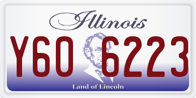 IL license plate Y606223