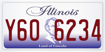 IL license plate Y606234